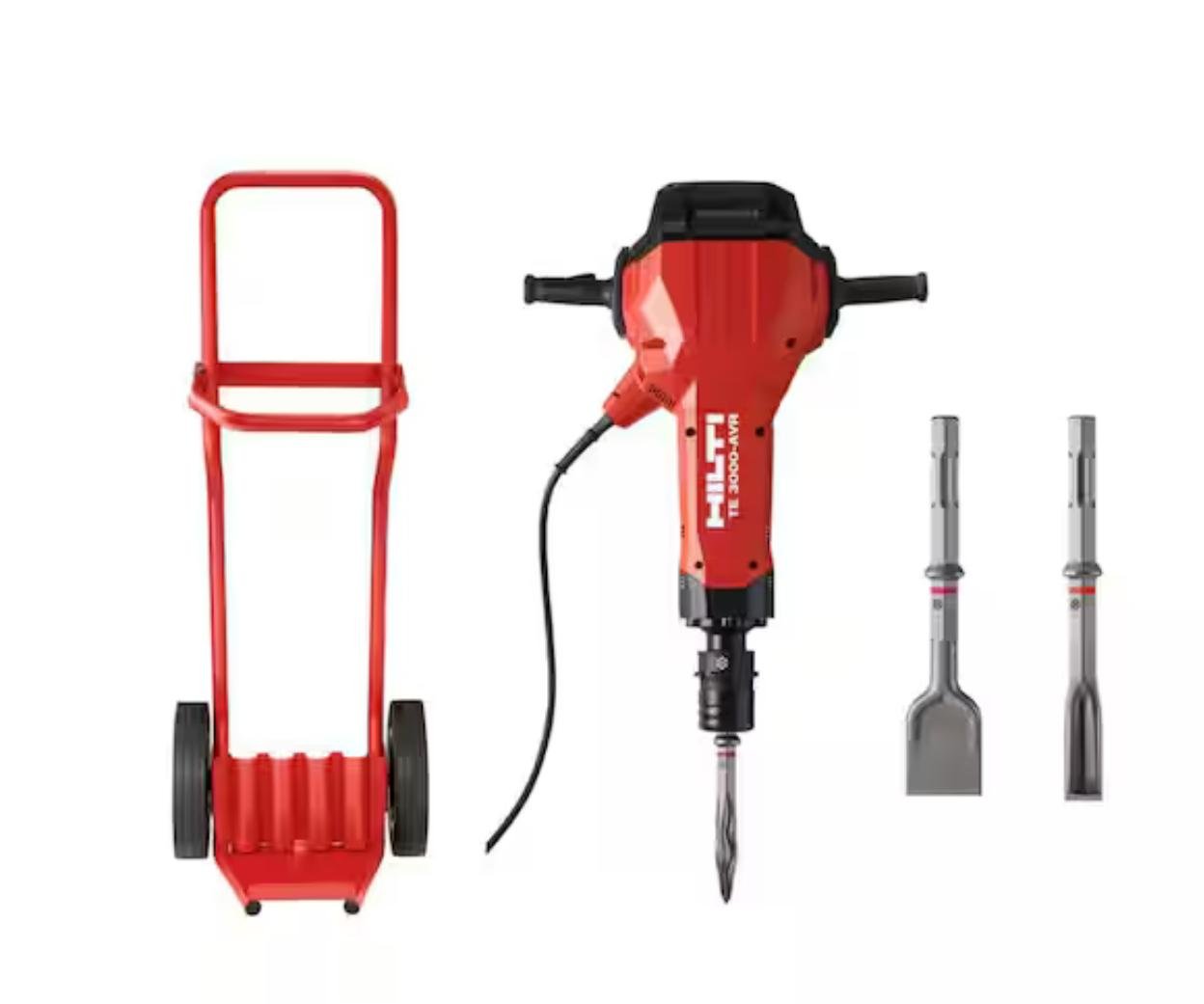 Hilti TE 3000-AVR Demolition Hammer Kit w/ Trolley