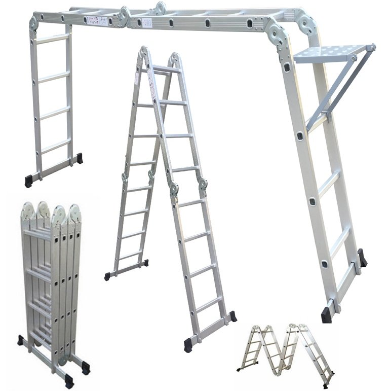 Multi-Function Aluminum Telescopic Folding Ladder
