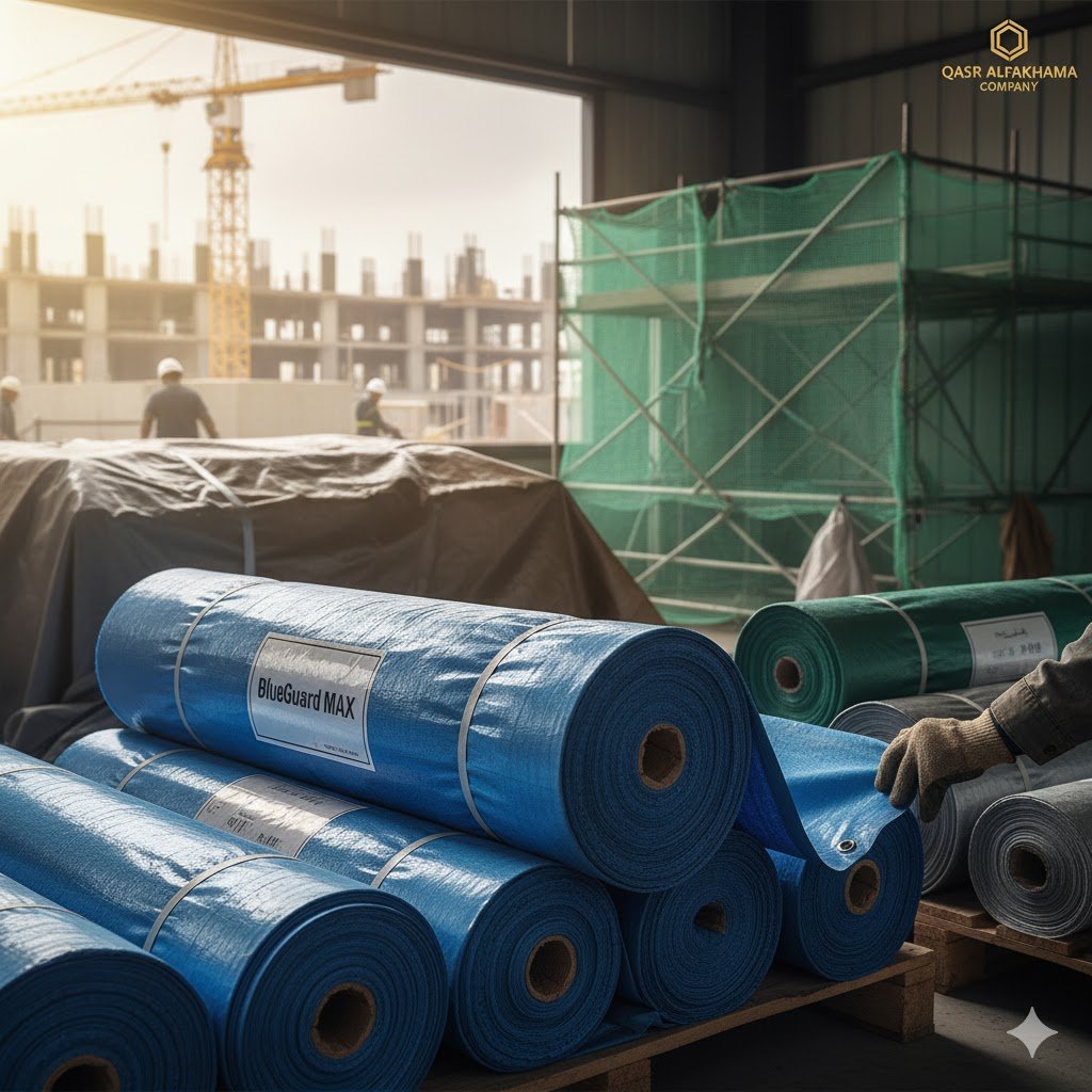 Heavy-Duty Tarpaulin for Construction Sites